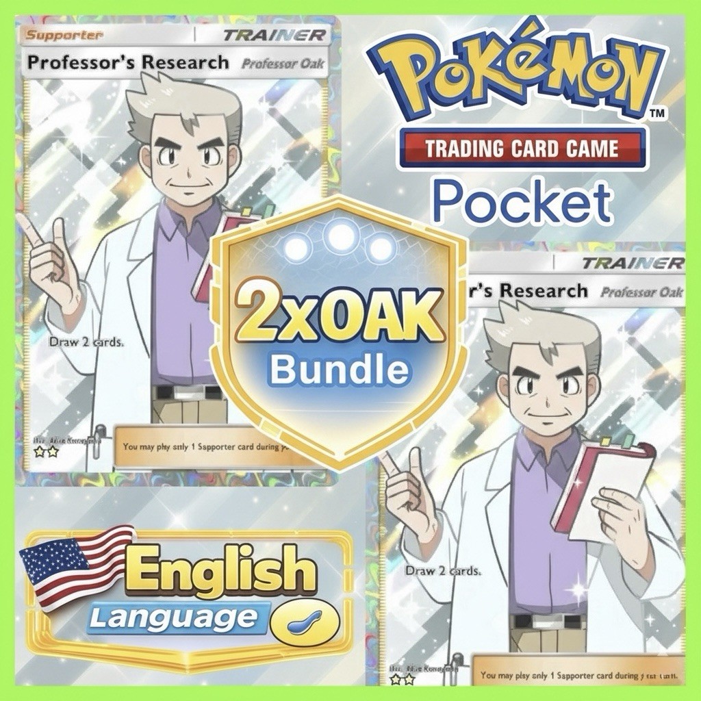 Professor Research (Oak) [2] PTCGP – Pokémon TCG Pocket 