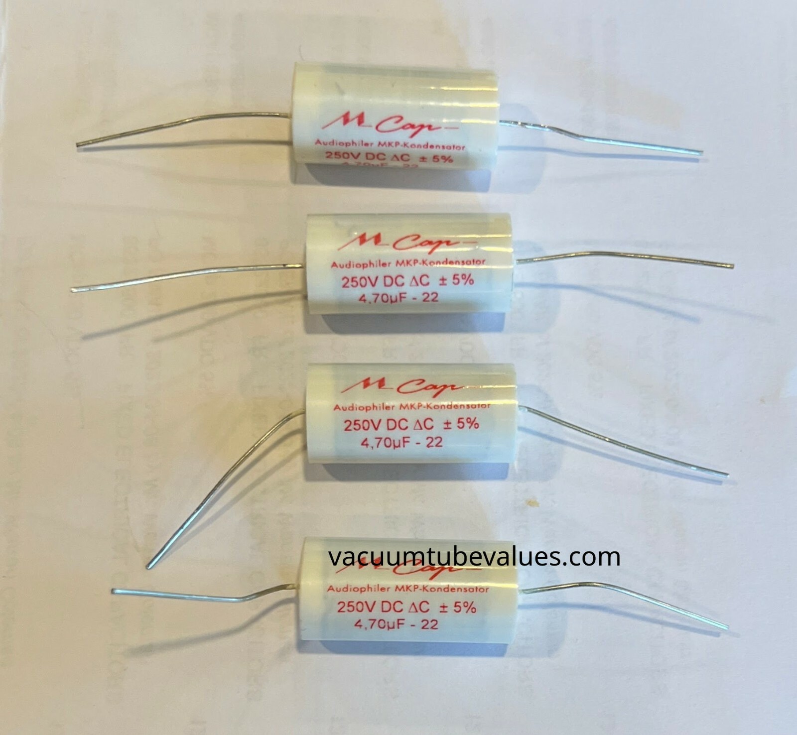 FOUR 4X Mundorf MCap 250 VDC CLASSIC Cap Capacitor 4.7uf 4.7 uf 
