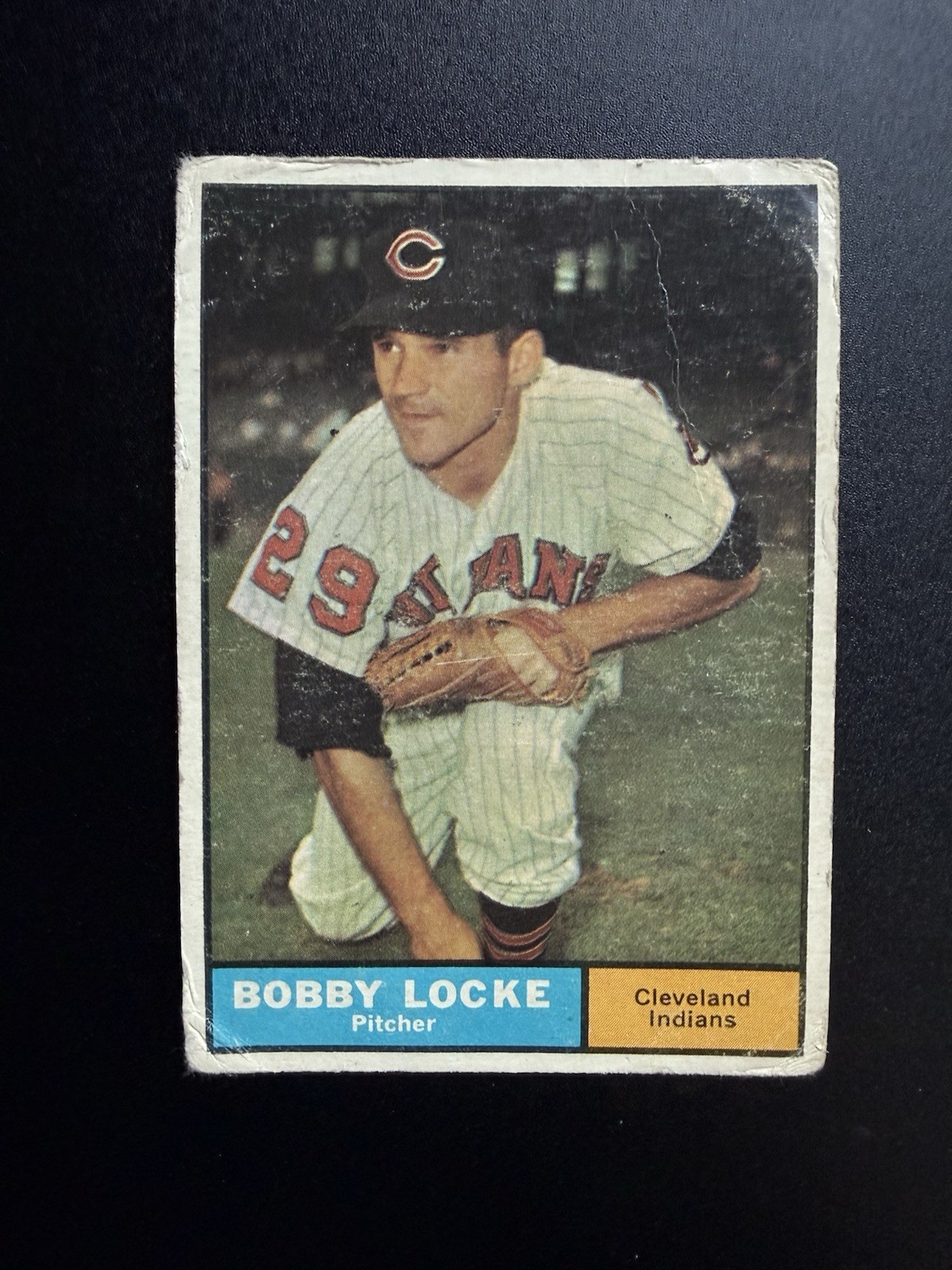 1961 Topps - High # Bobby Locke #537 Low Grade 1961 Topps - High # Bobby Locke #537 Low Grade