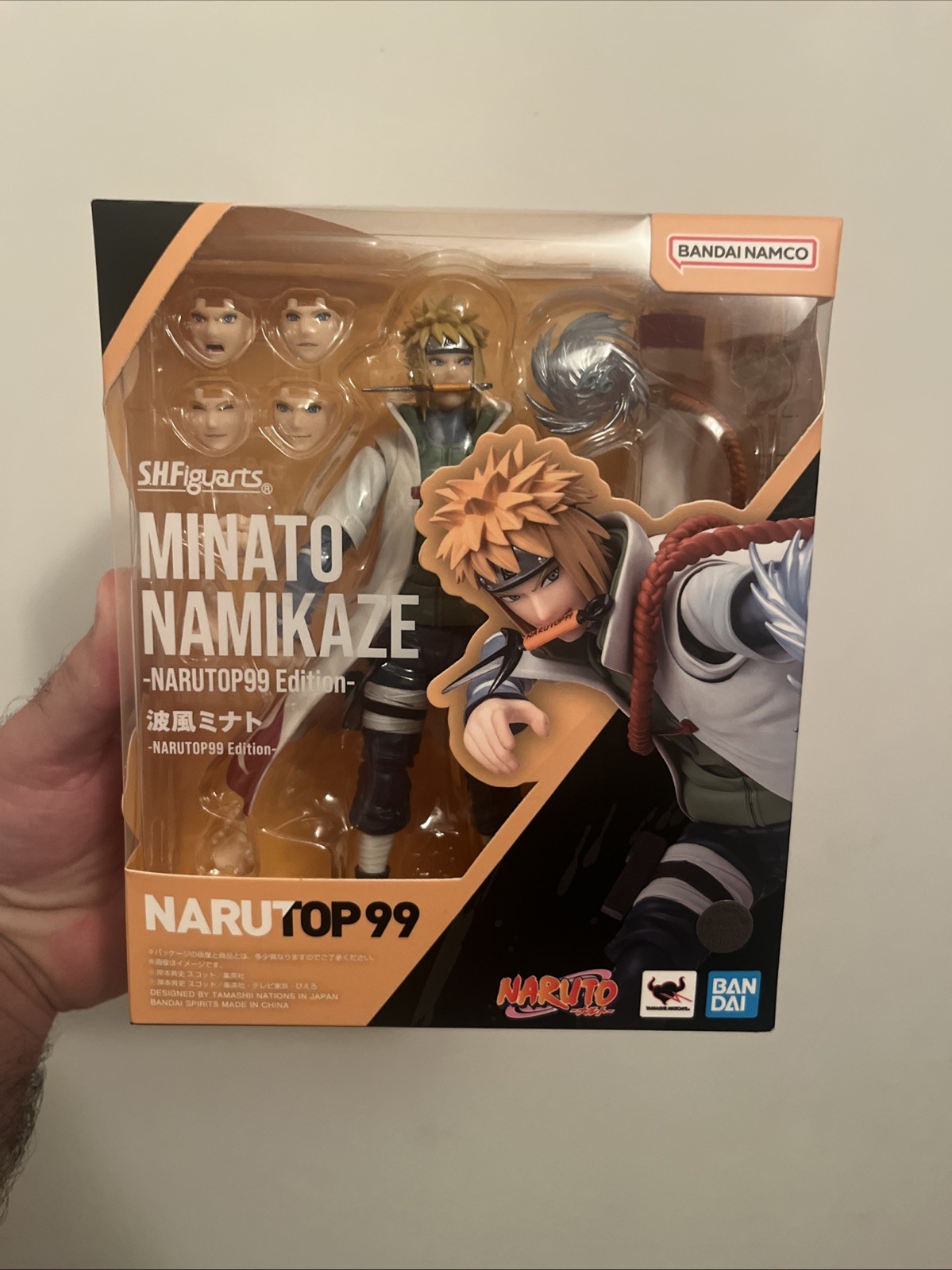 S.H.Figuarts Minato Namikaze NARUTOP99 Edition Bandai Naruto Action Figure