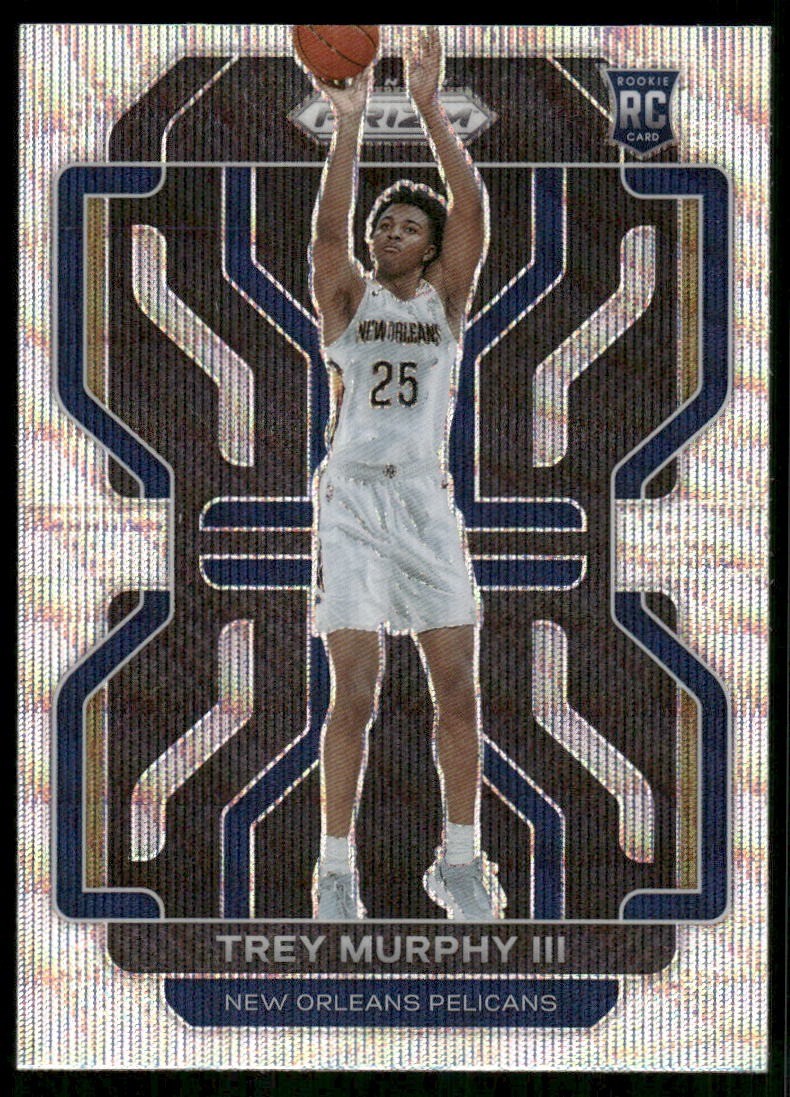 2021-22 Panini Prizm #288 Trey Murphy III Silver Wave Rookie 2021-22 Panini Prizm #288 Trey Murphy III Silver Wave Rookie