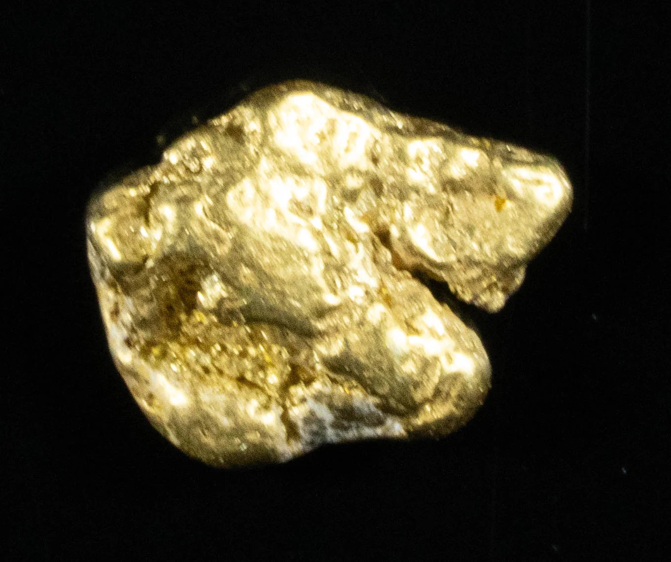 Alaskan-Yukon BC Gold Rush Natural Gold Nugget 0.05 Grams Genuine
