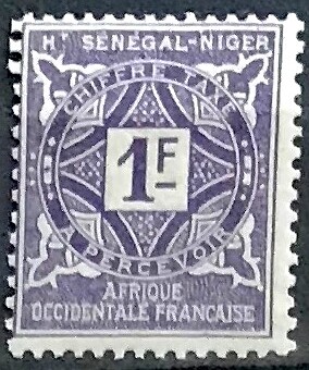 [OOS] Upper Senegal & Niger #YTTT15 MNH 1915 Agades Cross Postage Dues [J15]