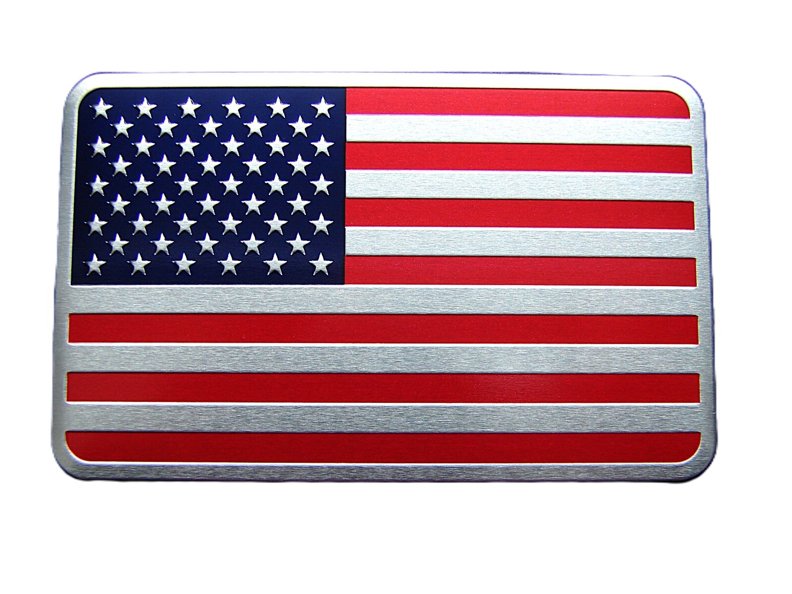 US USA AMERICAN FLAG METAL 3D CAR EMBLEM DECAL STICKER LOGO