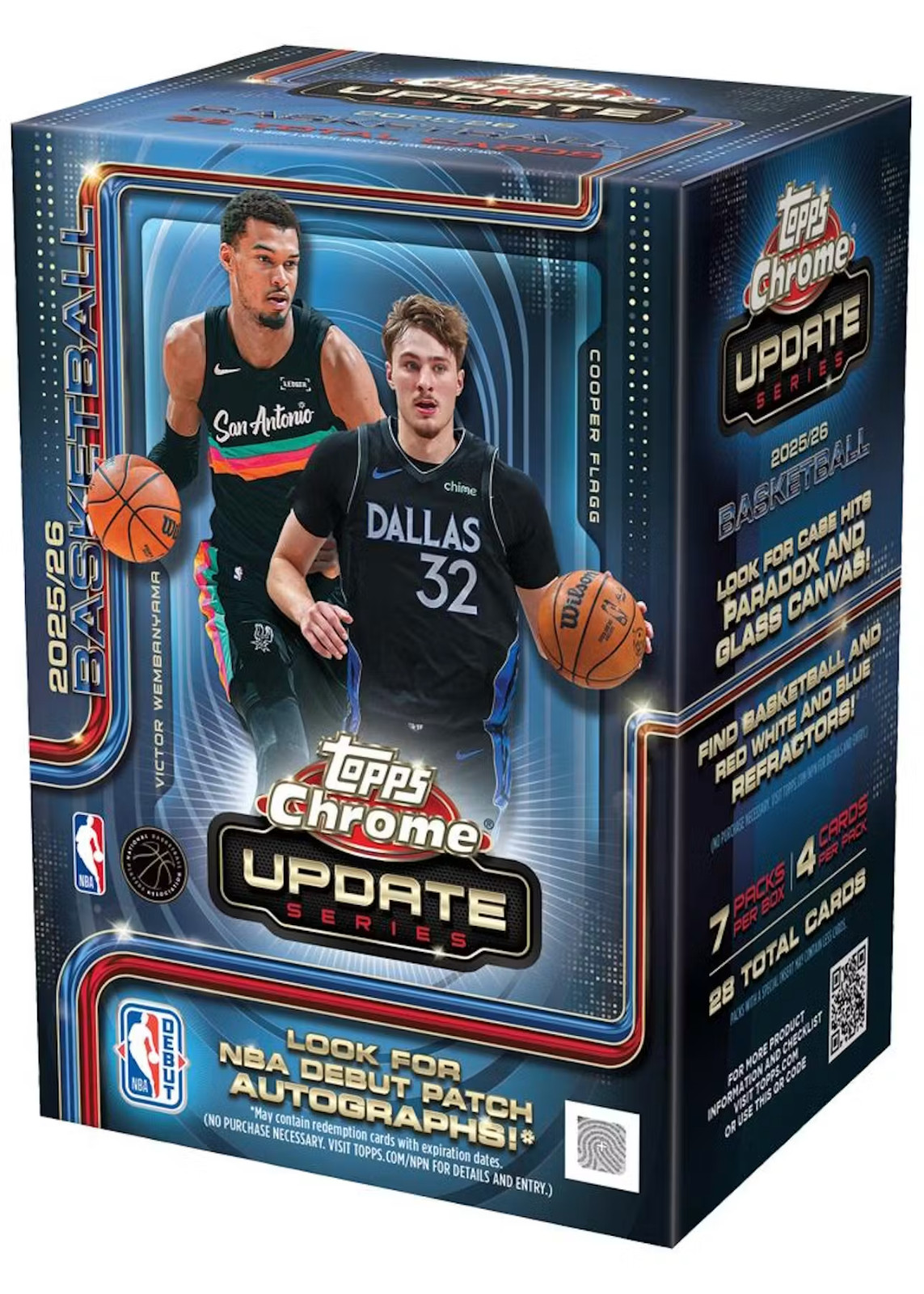 2025-26 Topps Chrome® Updates Basketball Blaster FACTORY SEALED - eBay LIVE RIP 2025-26 Topps Chrome® Updates Basketball Blaster FACTORY SEALED - eBay LIVE RIP