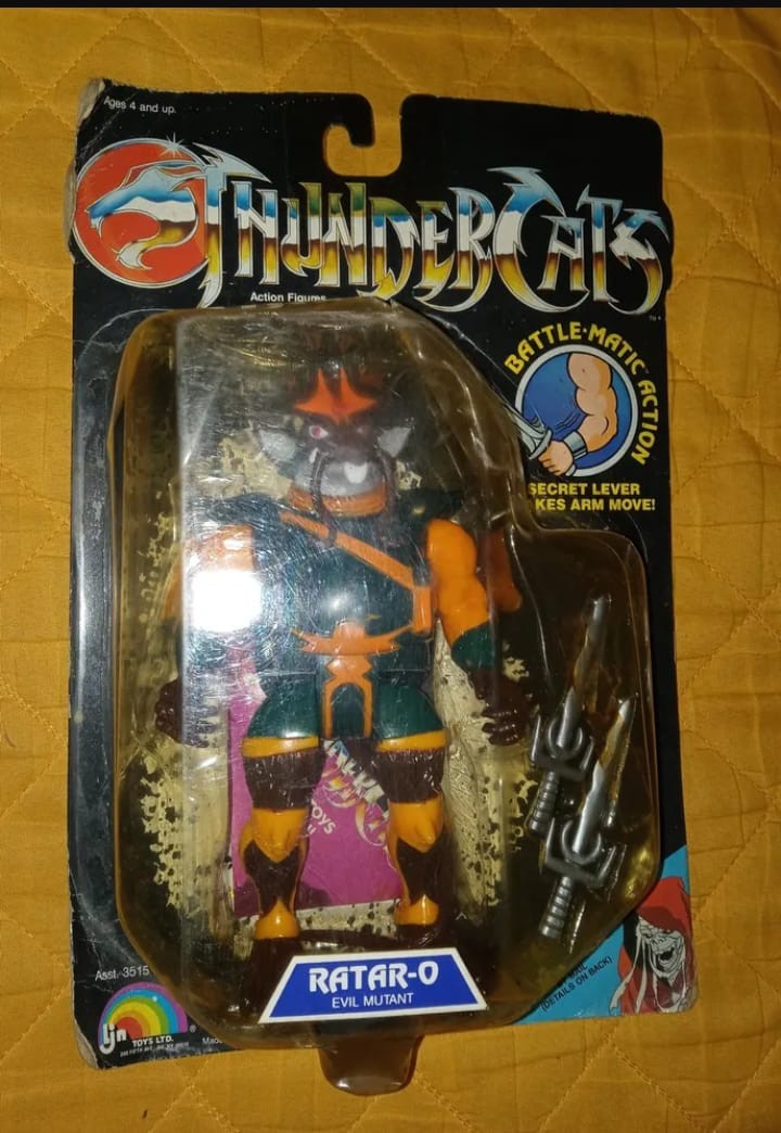 THUNDERCATS FIGURE RATAR-O VINTAGE LJN MOC - THUNDERATS VINTAGE 80S 