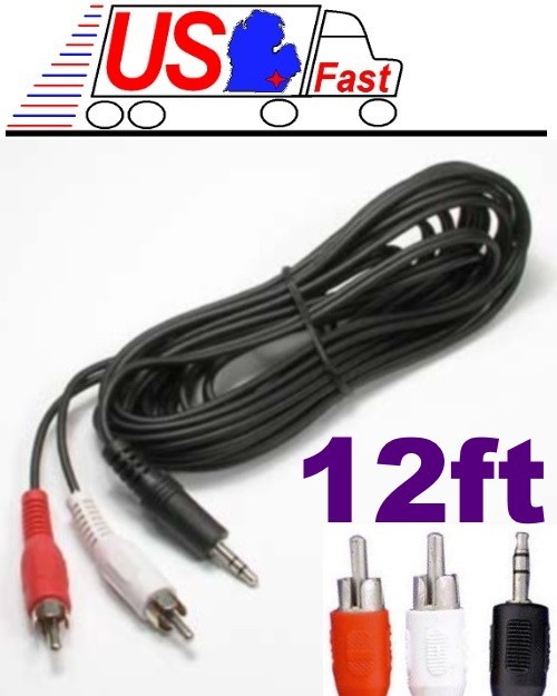 12ft long 3.5mm, 1/8\