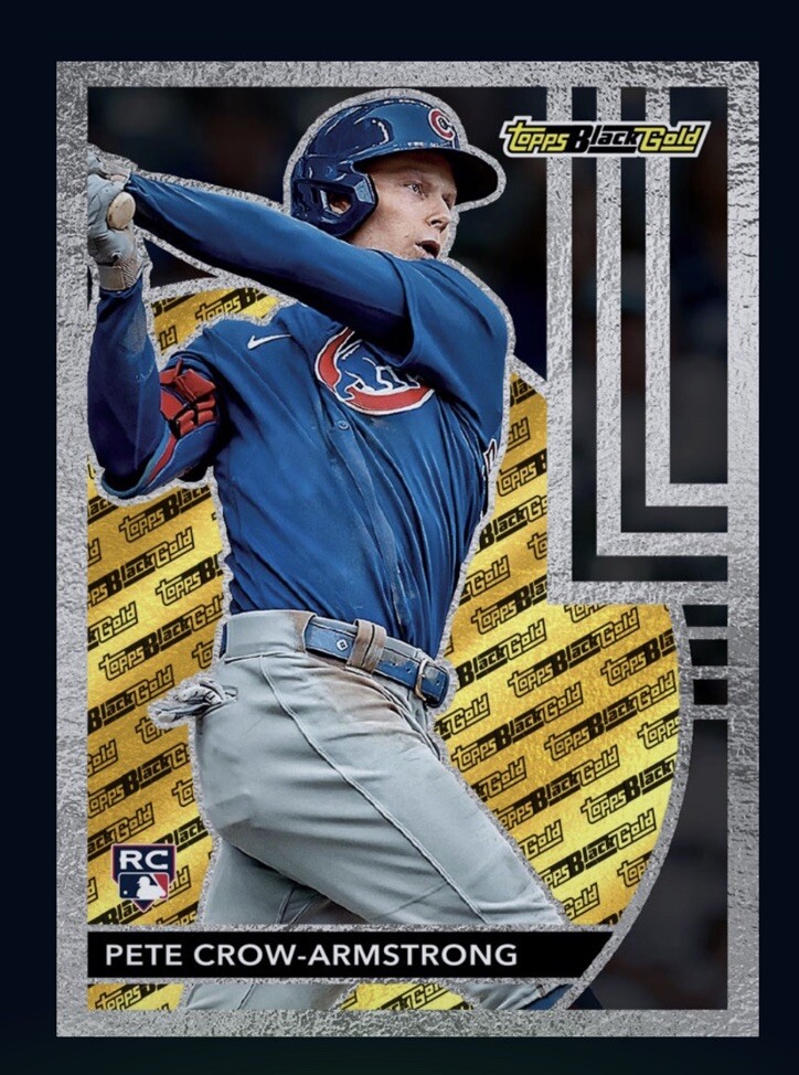 2024 TOPPS Black Gold- Rookie RC - PETE CROW-ARMSTRONG  (Topps Bunt Digital Card