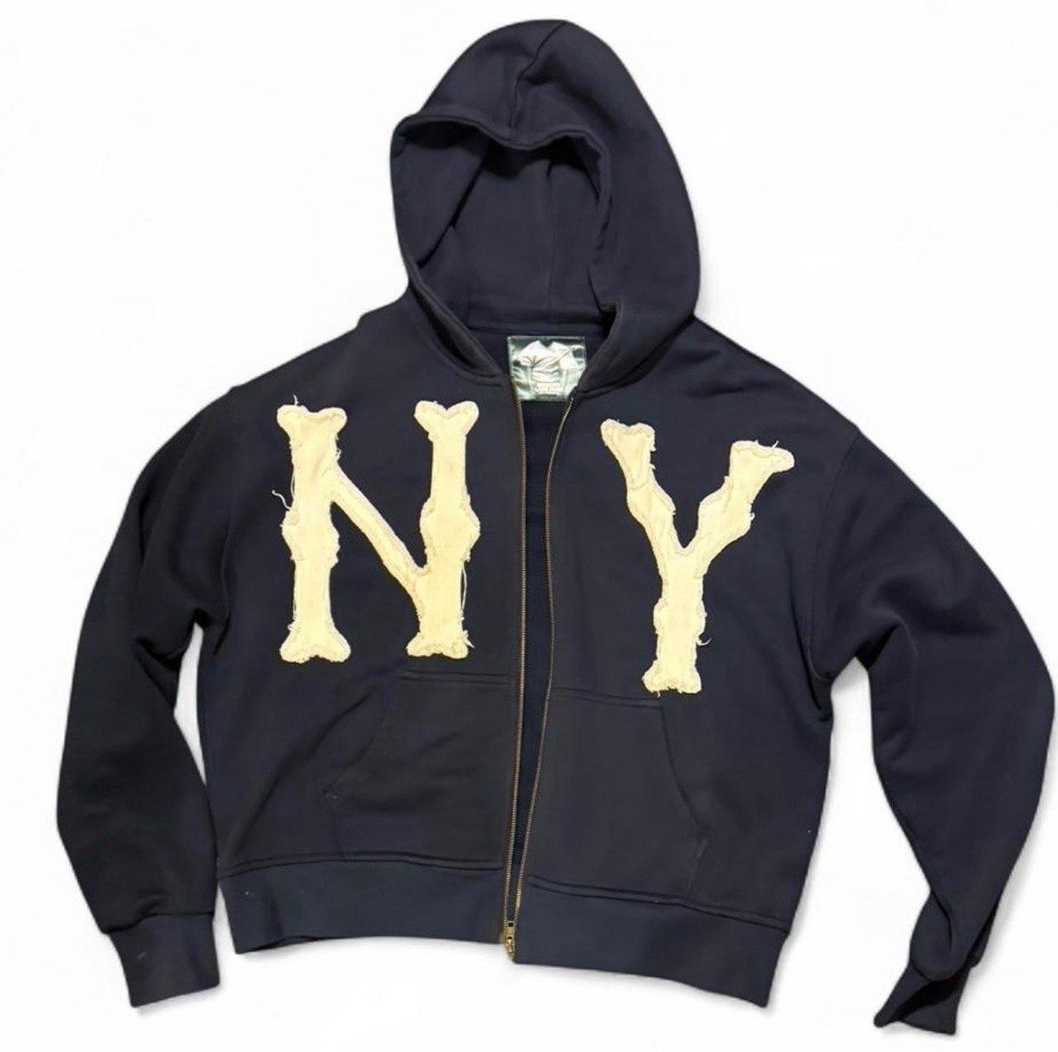 RARE Memory Lane Park NY New York Zip-Up Hoodie SIZE MEDIUM