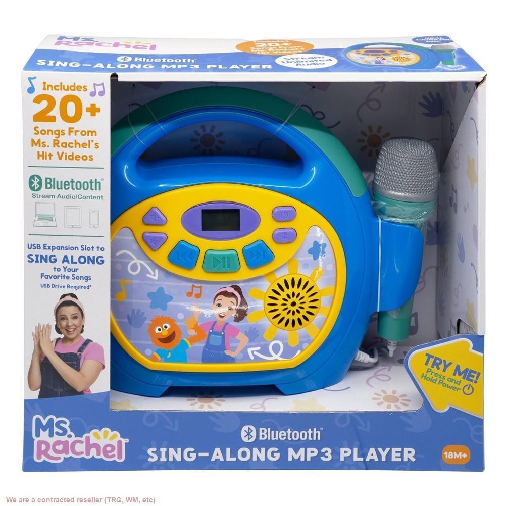 Ms. Rachel Bluetooth Sing-Along MP3 Player Ms. Rachel Bluetooth Sing-Along MP3 Player