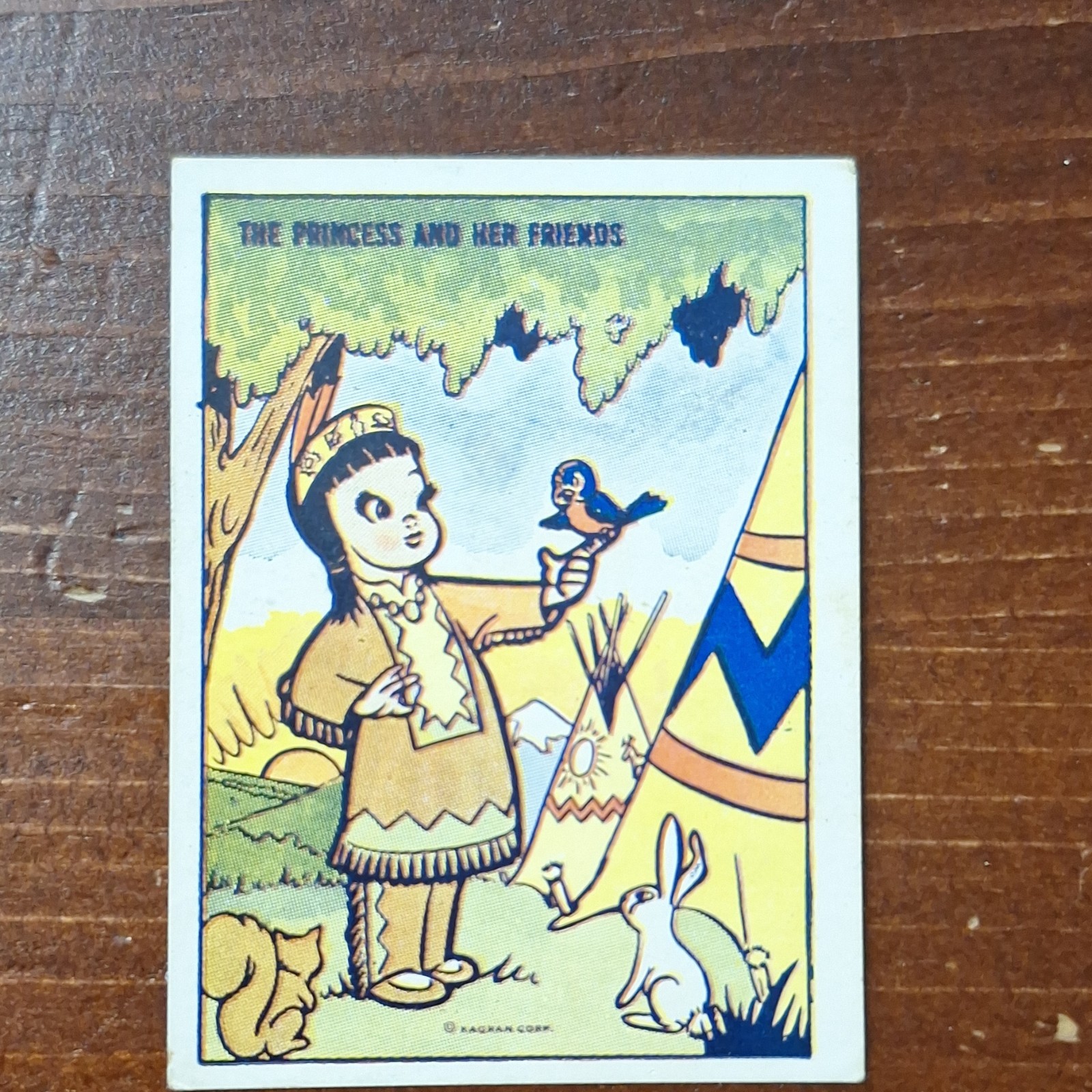Burry\'s Howdy Doody Magic Trading Card The Princess and Her Friends #12 1951 Burry\'s Howdy Doody Magic Trading Card The Princess and Her Friends #12 1951