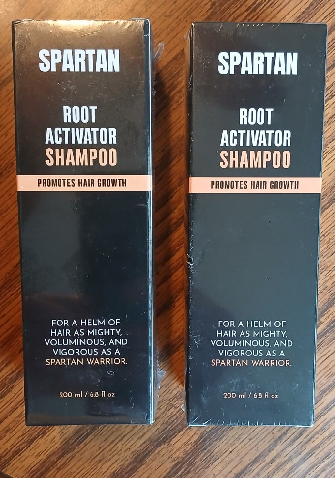 Lot 2 Spartan Warrior Root Activator Shampoo Promotes Hair Growth Shampoo 200ml Lot 2 Spartan Warrior Root Activator Shampoo Promotes Hair Growth Shampoo 200ml