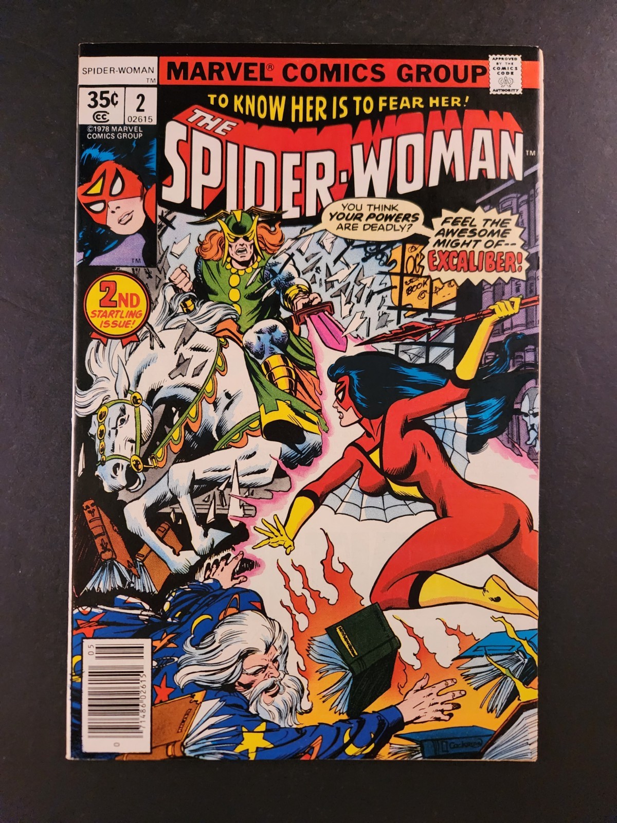 SPIDER-WOMAN #2 (Marvel 1978) 1st MORGAN LE FAY VF/NM