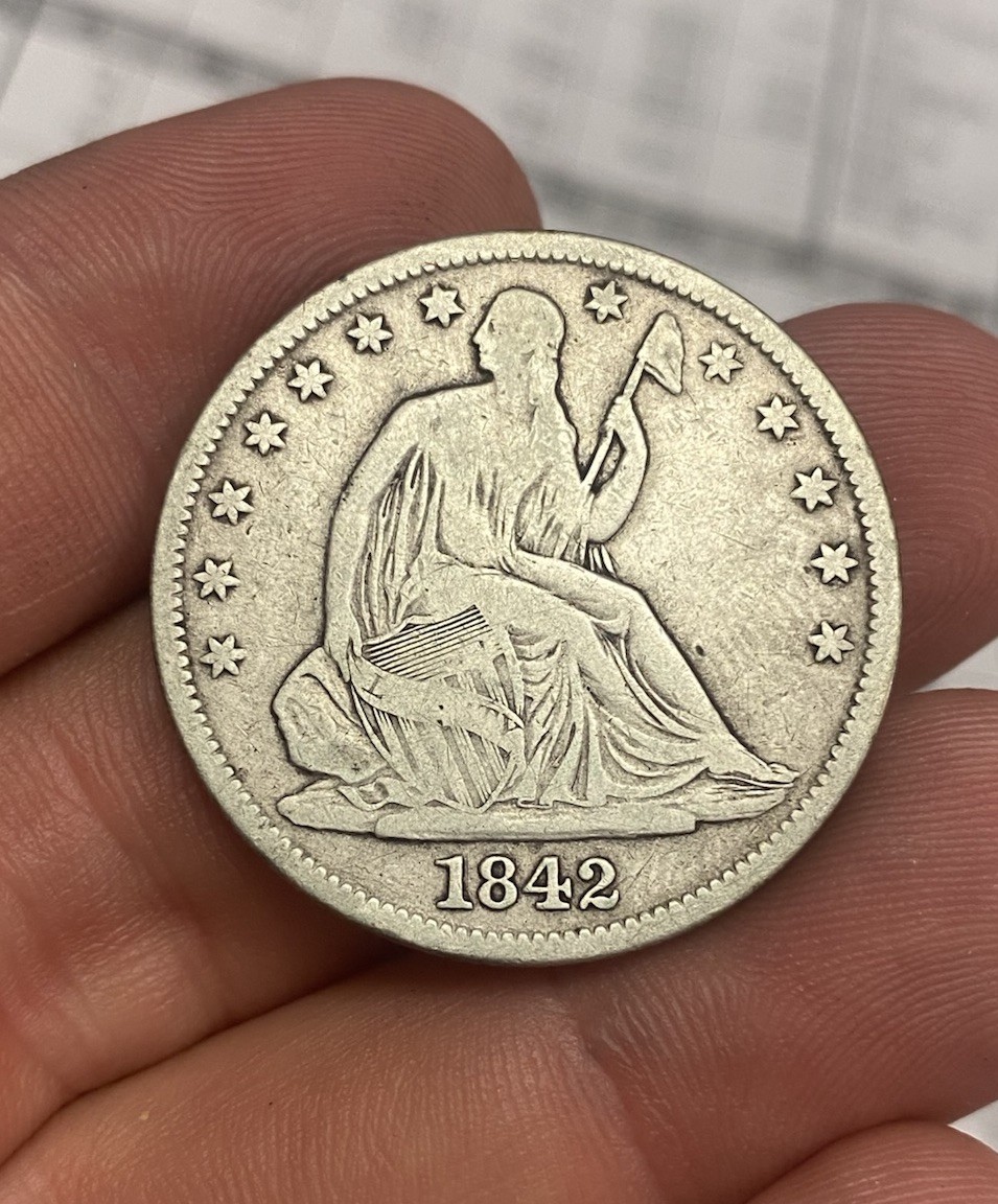 1842-O U.S Silver Seated Liberty Half Dollar**** 1842-O U.S Silver Seated Liberty Half Dollar****
