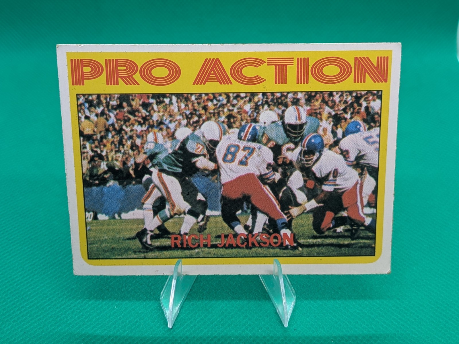 1972 Topps (High #) Rich Jackson #350 - Denver Broncos  *EX-NM*