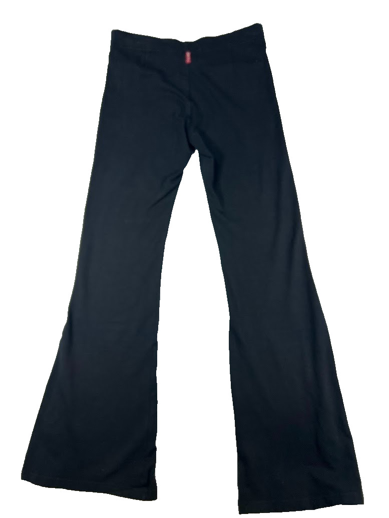 Hard Tail Forever Women\'s Size 29 Black Cotton Spandex Flare Leg Pants Hard Tail Forever Women\'s Size 29 Black Cotton Spandex Flare Leg Pants