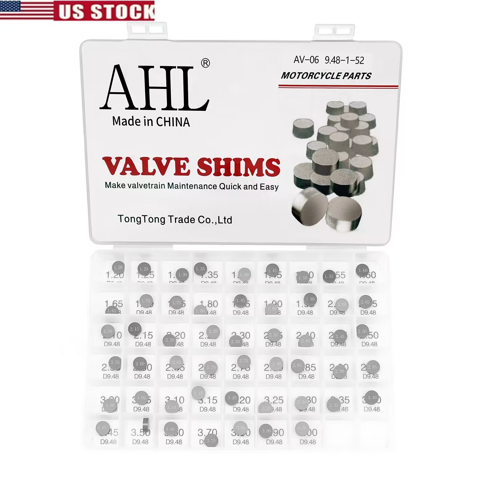 9.48 Valve Shims 52Pcs Kit for Yamaha YZ450F WR450F YFZ450 YP400 Majesty FJR1300 9.48 Valve Shims 52Pcs Kit for Yamaha YZ450F WR450F YFZ450 YP400 Majesty FJR1300