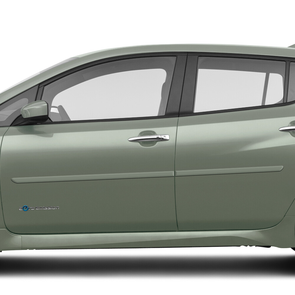 For: Nissan Leaf 2018-2023 Painted Body Side Moldings #FE-LEAF18 For: Nissan Leaf 2018-2023 Painted Body Side Moldings #FE-LEAF18