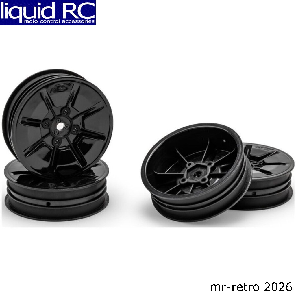 JConcepts 3476B Pioneer - 2.2 2WD Buggy Slim Front Wheel Black