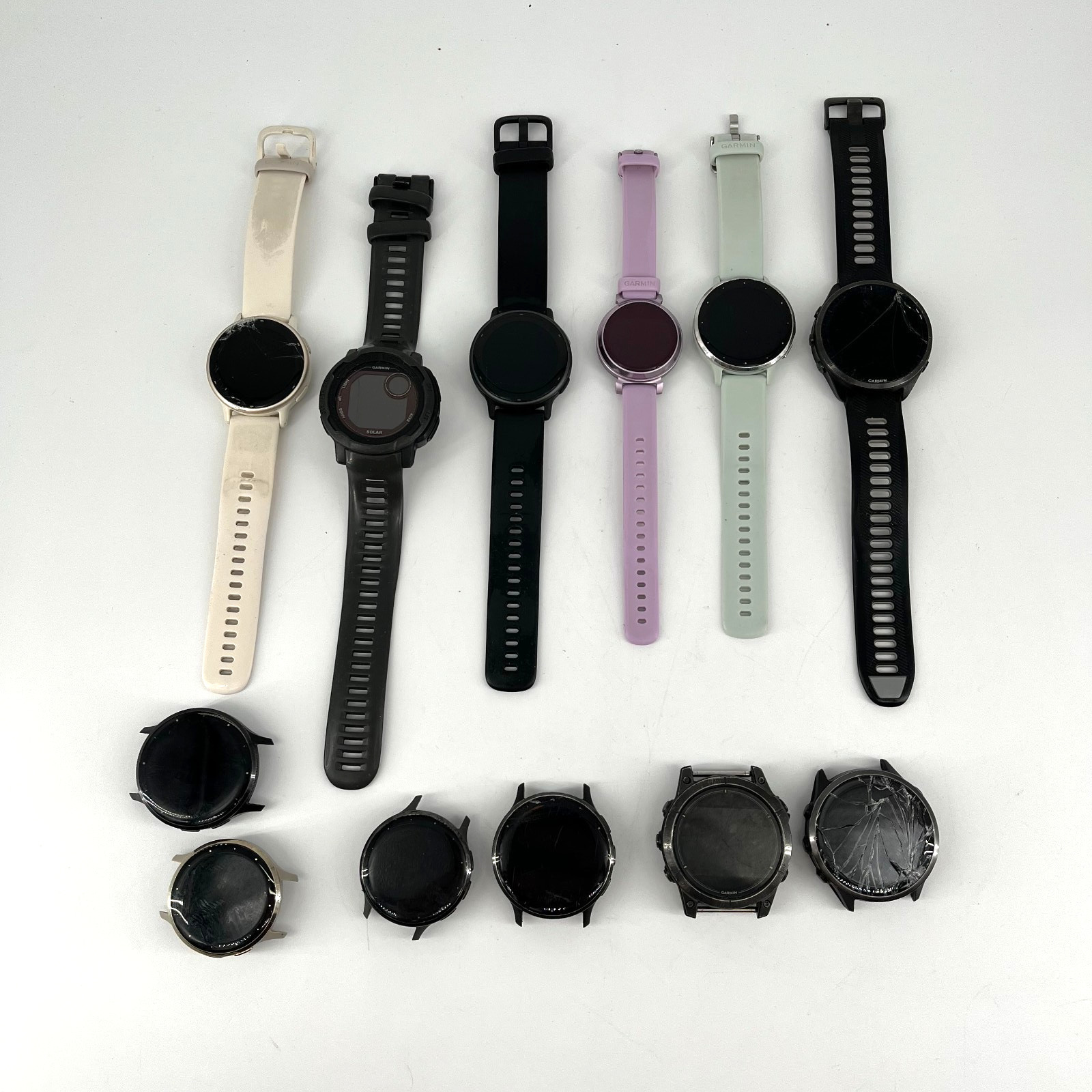 LOT of 12 Garmin Watches for PARTS