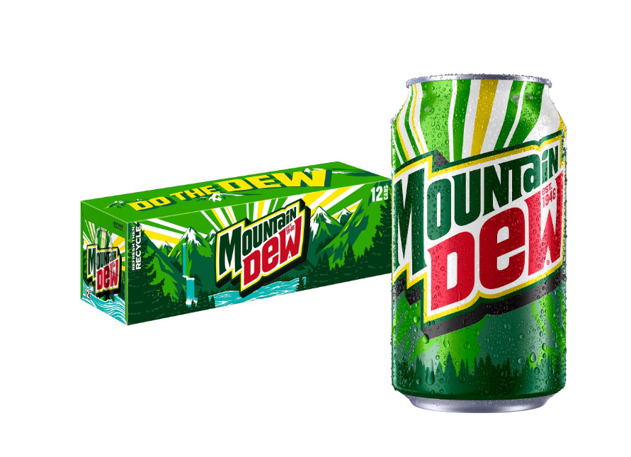 12 Count,Mountain Dew Original Soda,12 fl oz
