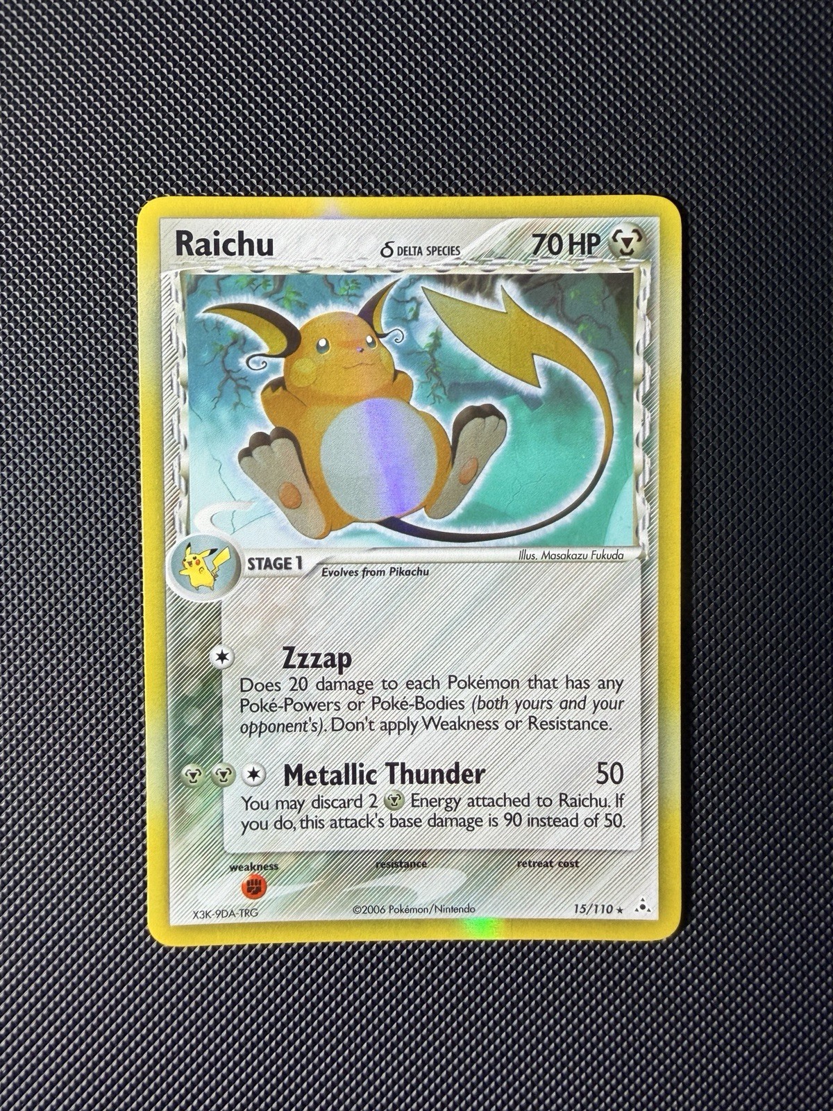 Raichu (Delta Species) Holo Rare EX Holon Phantoms 15/110 NM