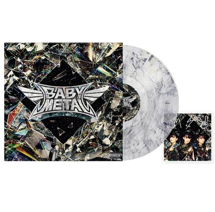 BABYMETAL - Metal Forth **Autographed**White Noise Vinyl** LP **NEW SEALED**