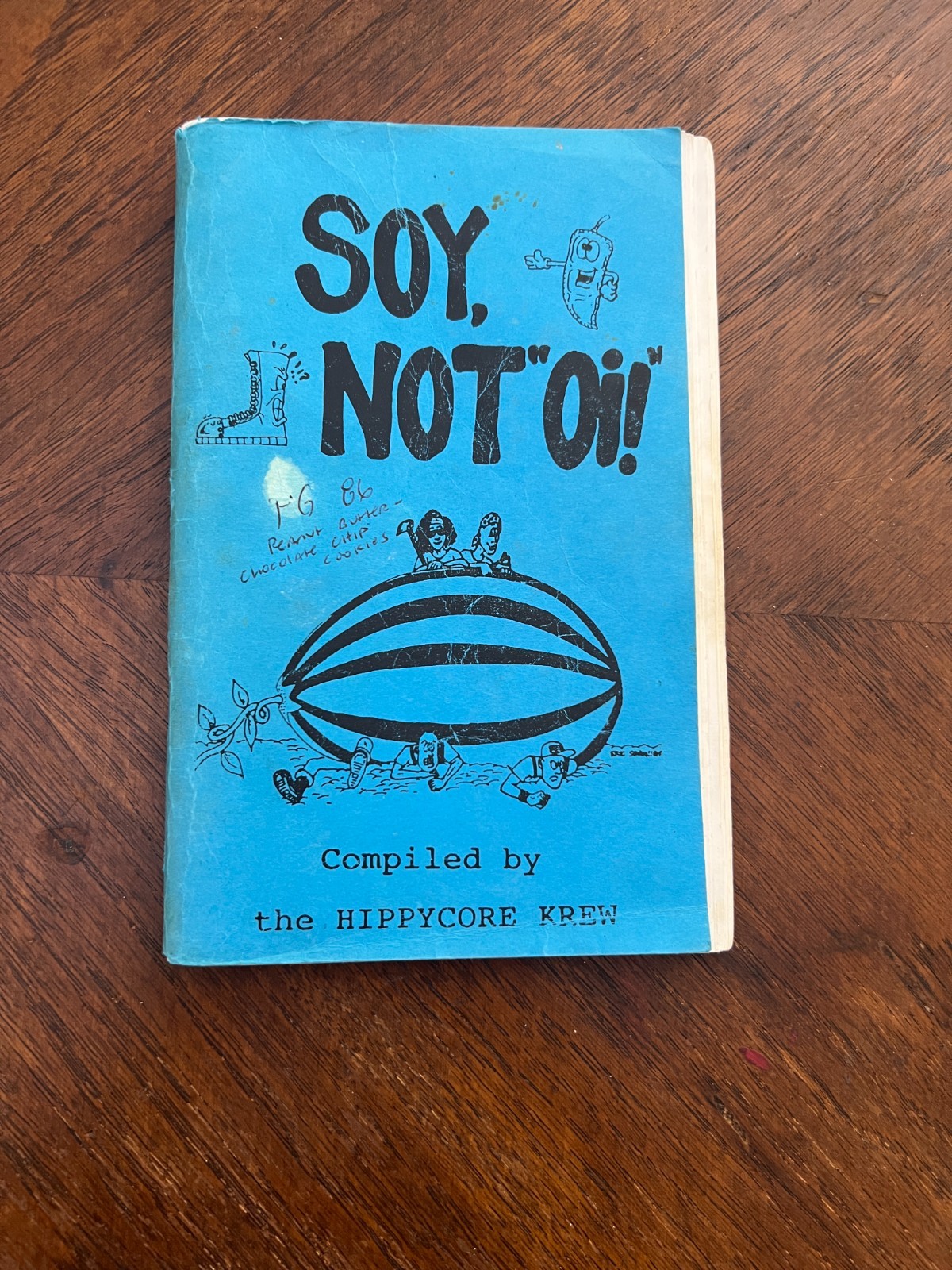 Berkley Soy Not Oi Very early edition from the Campus Vegan Punk Zine 90s Rare