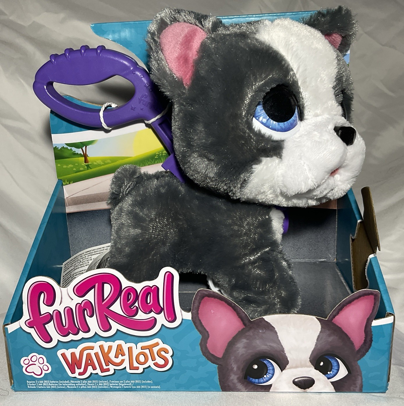 furReal WALKALOTS French Bulldog, Interactive Toy -Just Play furReal WALKALOTS French Bulldog, Interactive Toy -Just Play