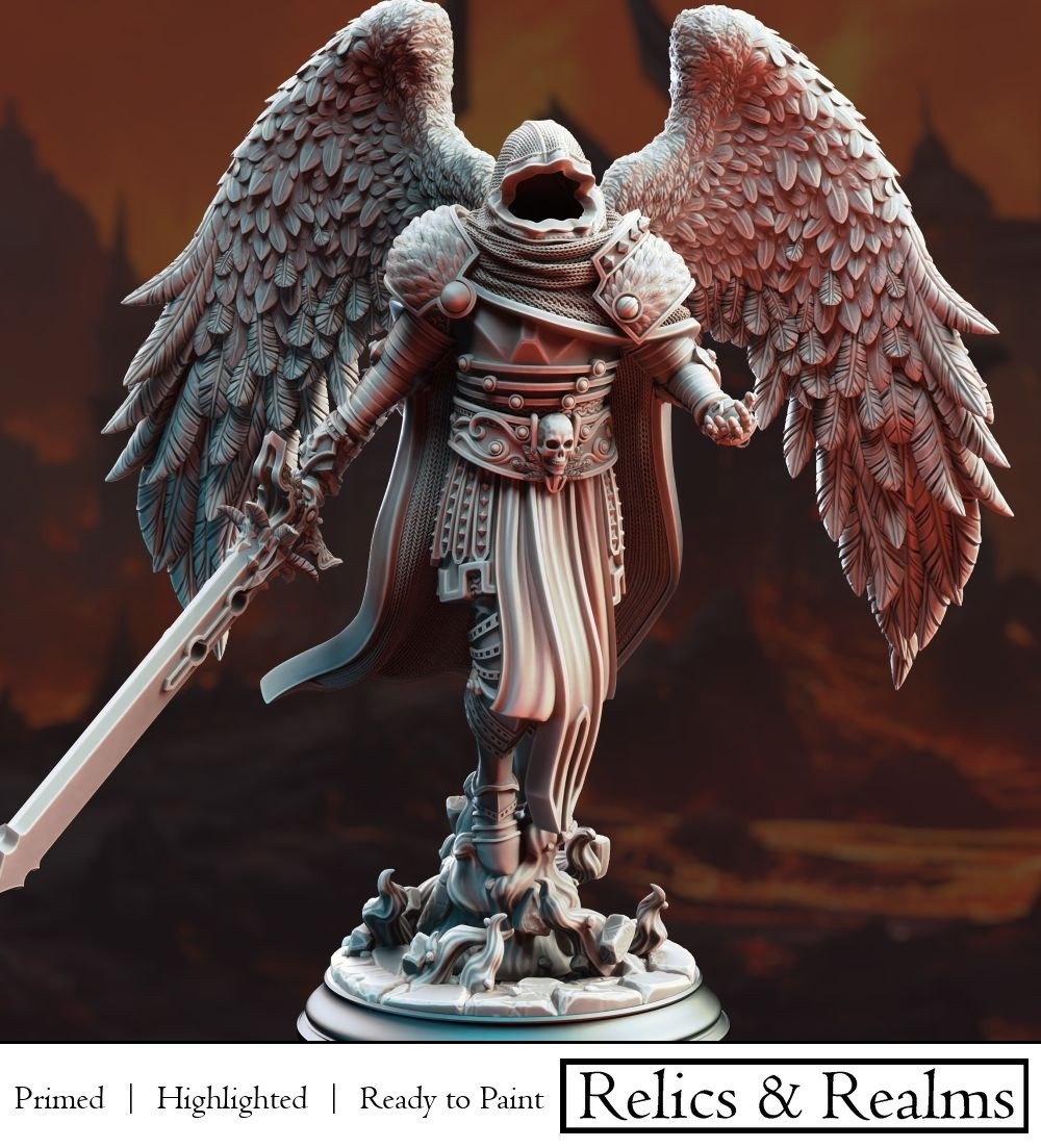 Soulreaper Angel - Eranemeli the Soulbringer -Aasimar Paladin - D&D PF2e