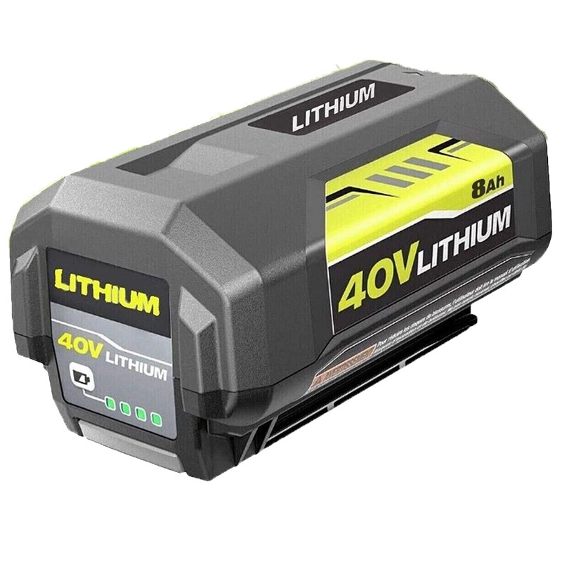 10.0Ah Battery 40 Volt for Ryobi 40V Lithium OP40602 Battery with LED / Charger