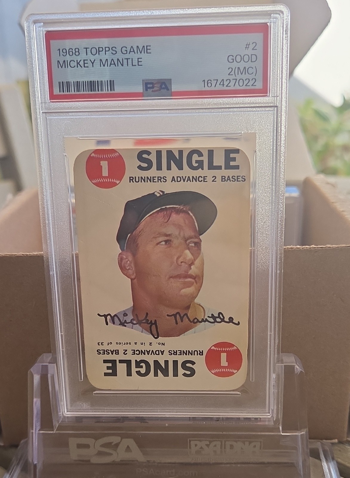 1968 Topps - Game Mickey Mantle #2