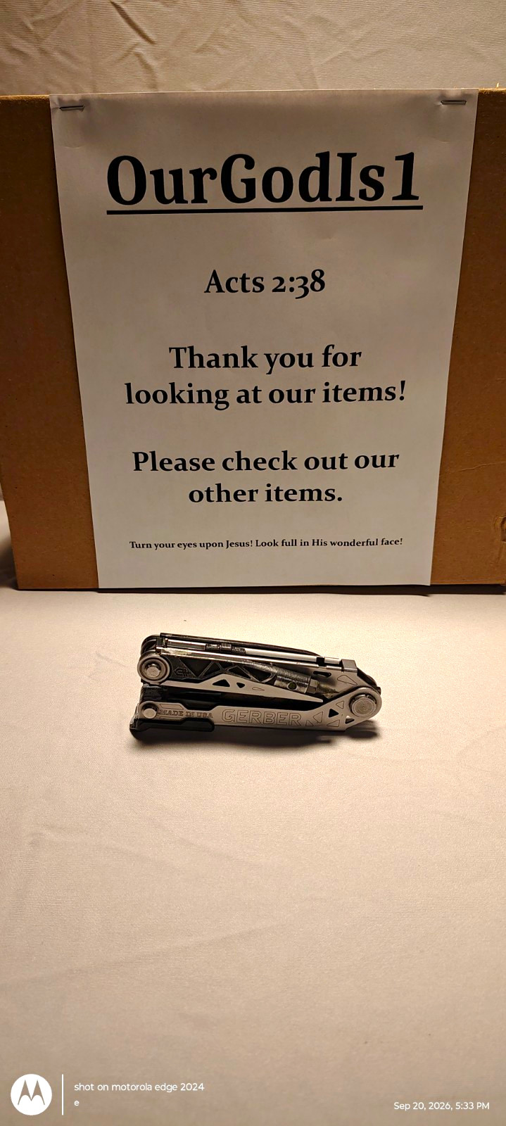 Gerber Center-Drive Multi-Tool, Stainless Steel, MPN 30-001193, 9.5 oz