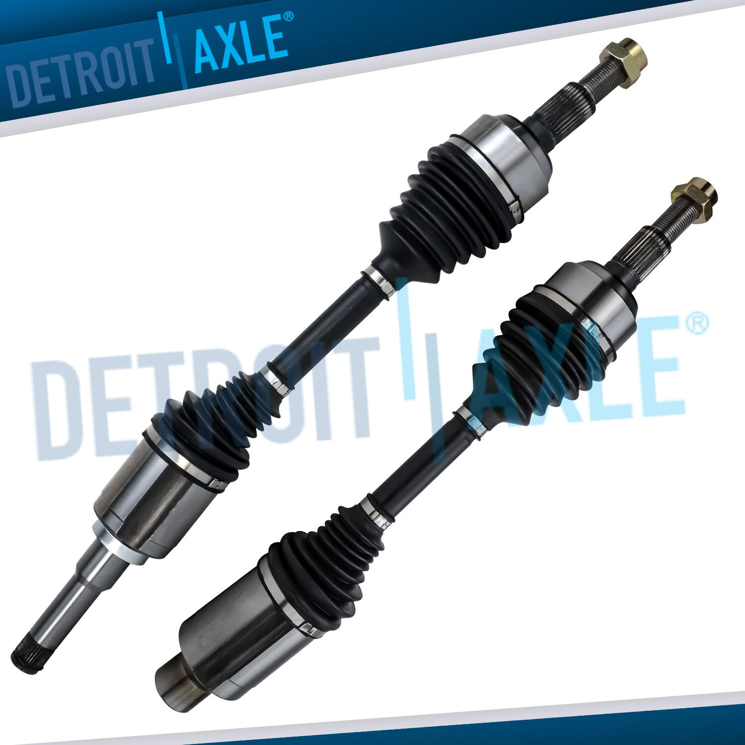 Pair Front CV Axle Shaft Assembly for 2011-2017 Chevy Equinox GMC Terrain 2.4L