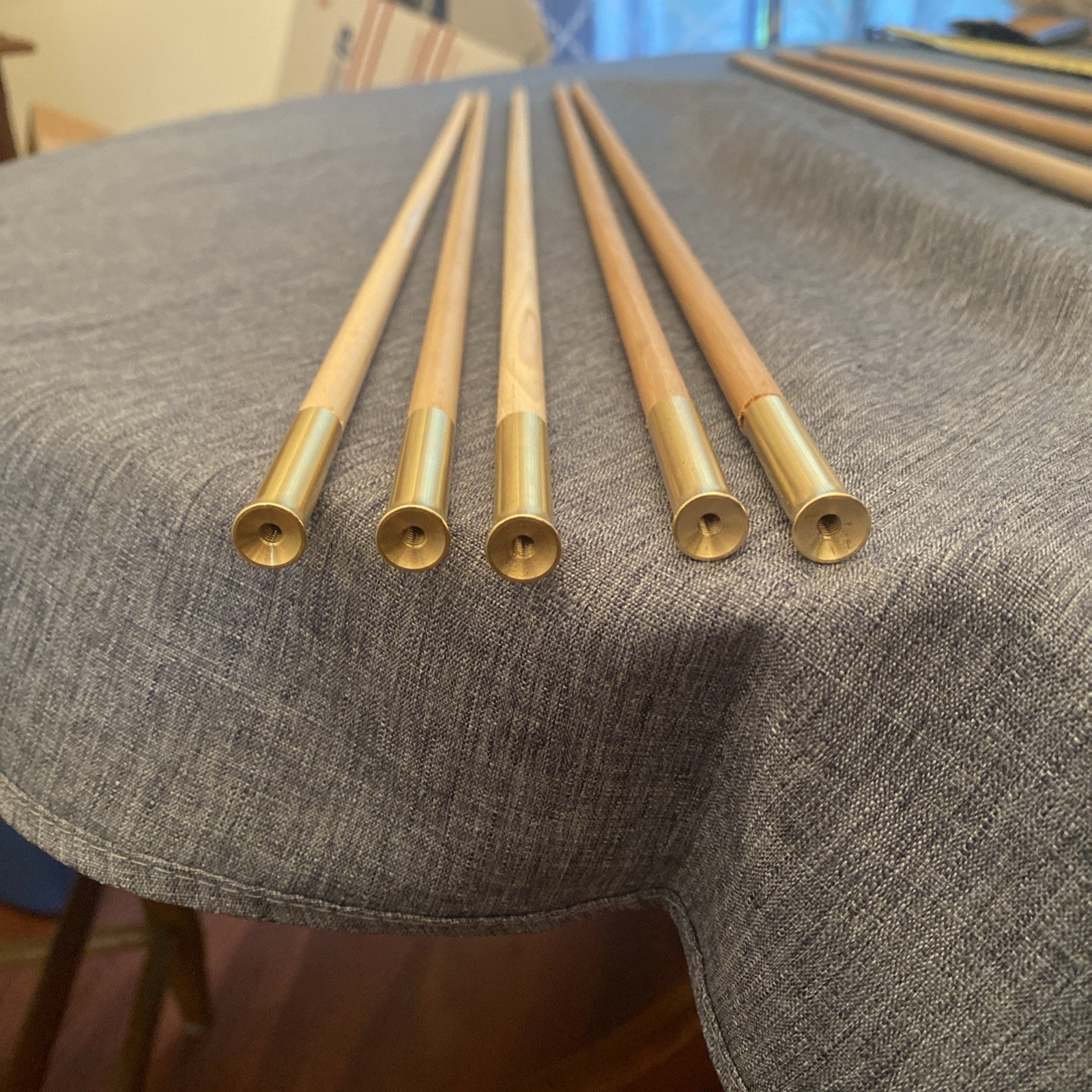 Hickory Ramrod 28 7/8L X 3/8” W. For Thompson Center & CVA Hawken Muzzleloaders.