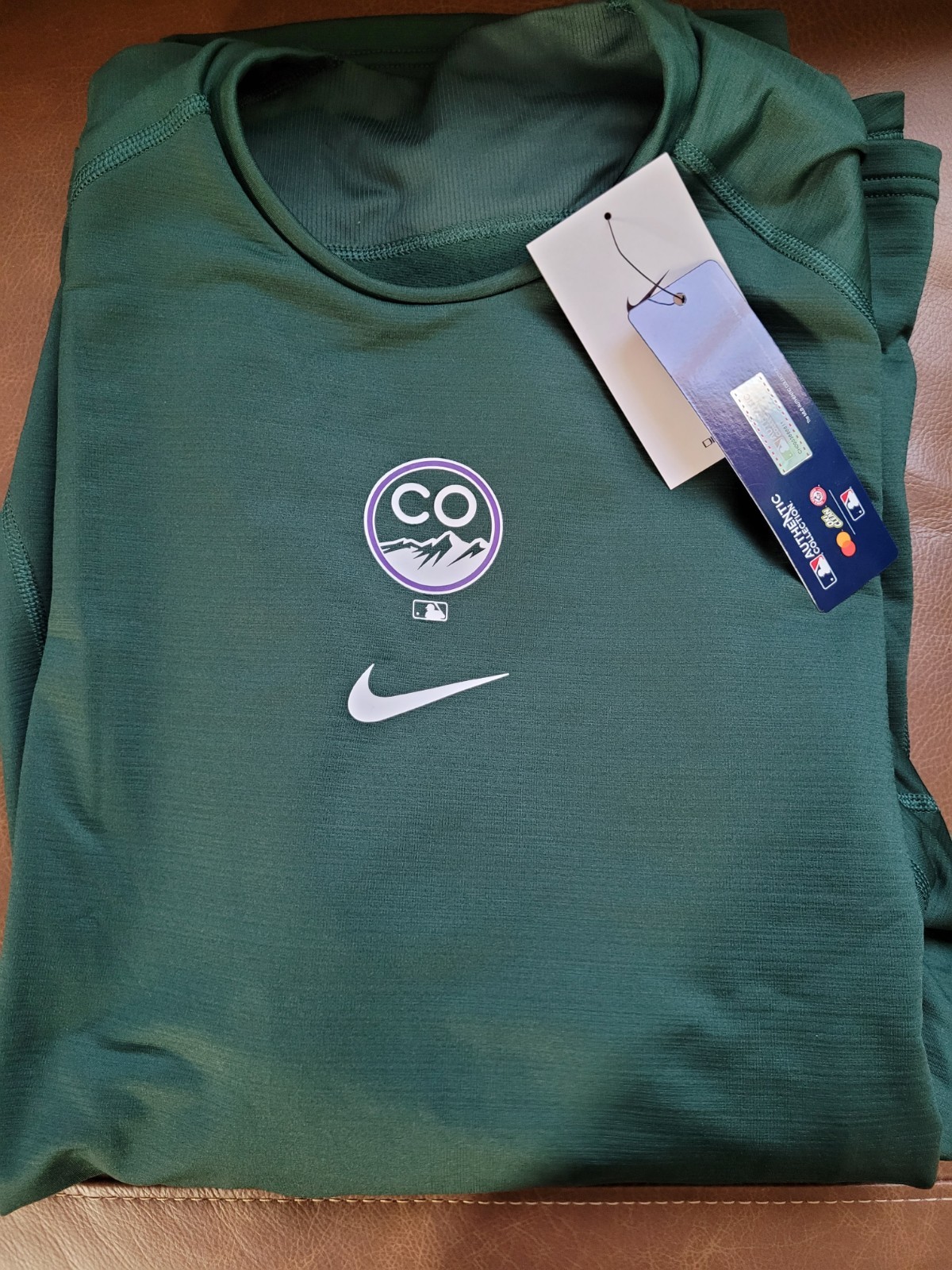 Nike Colorado Rockies Authentic Collection City Connect Player Issue Pullover XL
