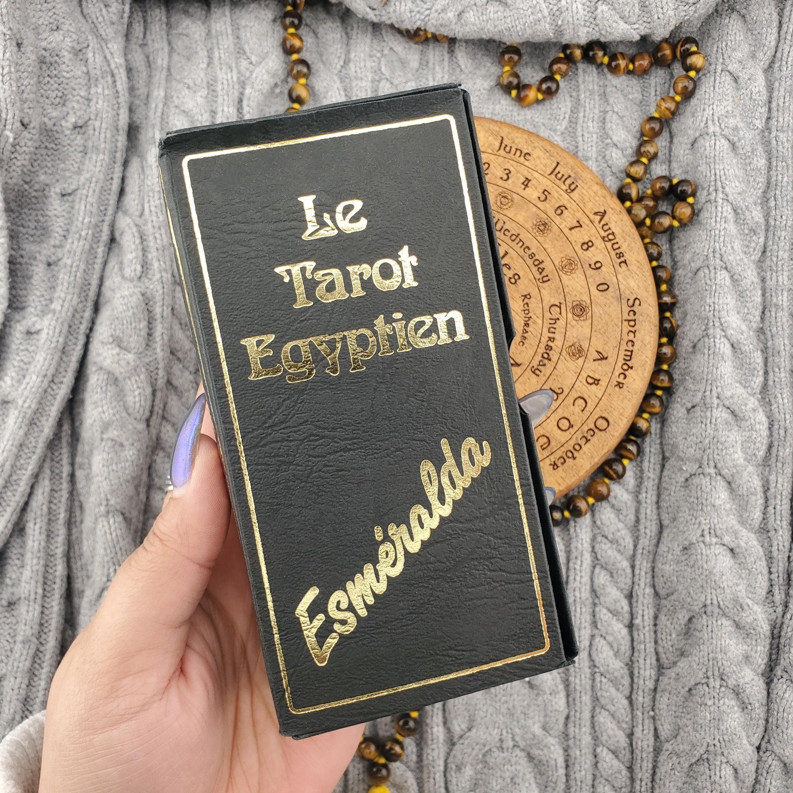 Le Tarot Egyptien Esmeralda Cards 78 Card Complete Deck Vintage 1999