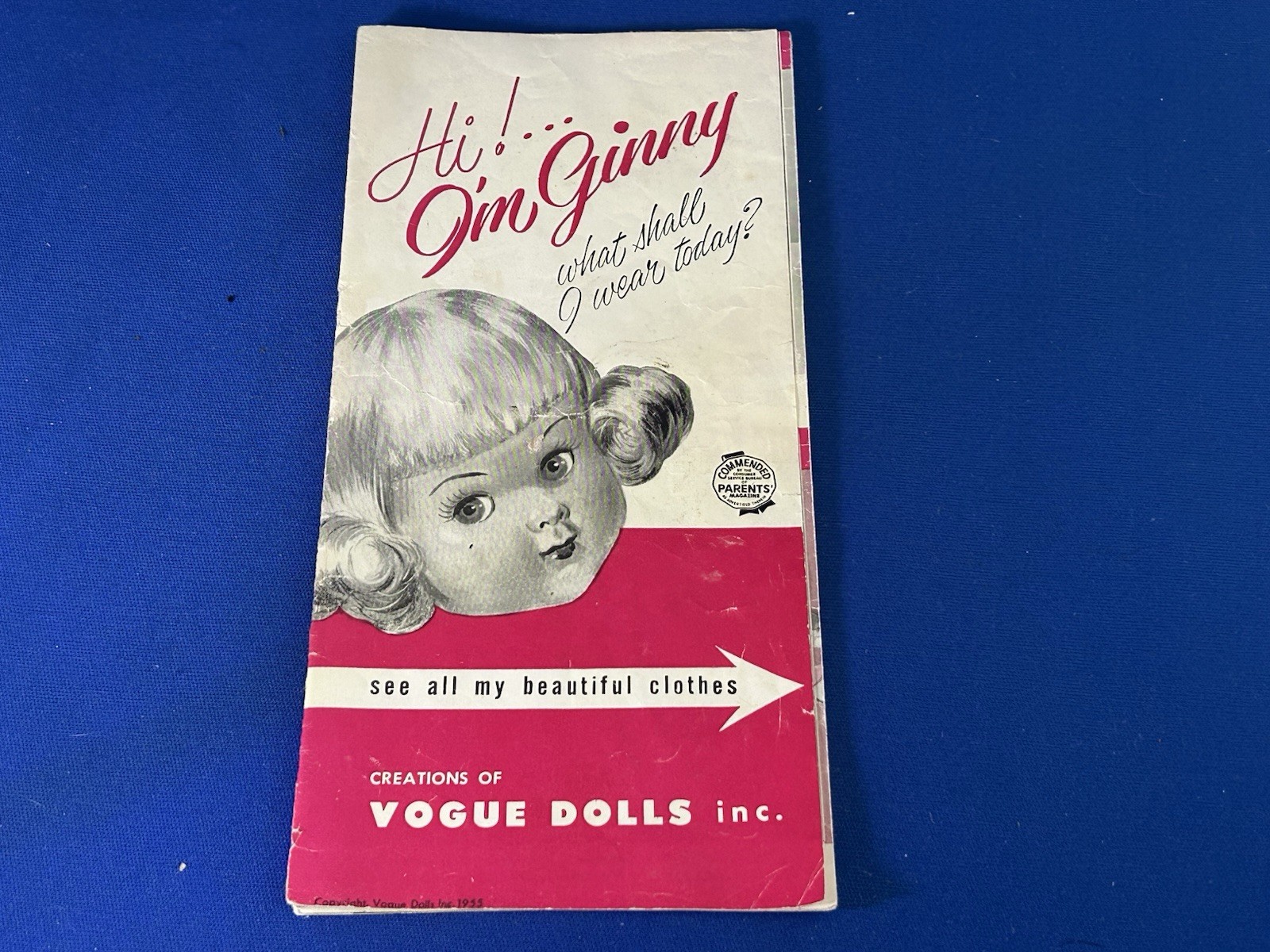 Vintage 1950\'s VOGUE Ginny Pamphlet