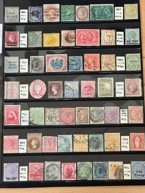British Colonies 1860-1902 Queen Victoria Mint & Used in Stock Sheet 5B1021S British Colonies 1860-1902 Queen Victoria Mint & Used in Stock Sheet 5B1021S