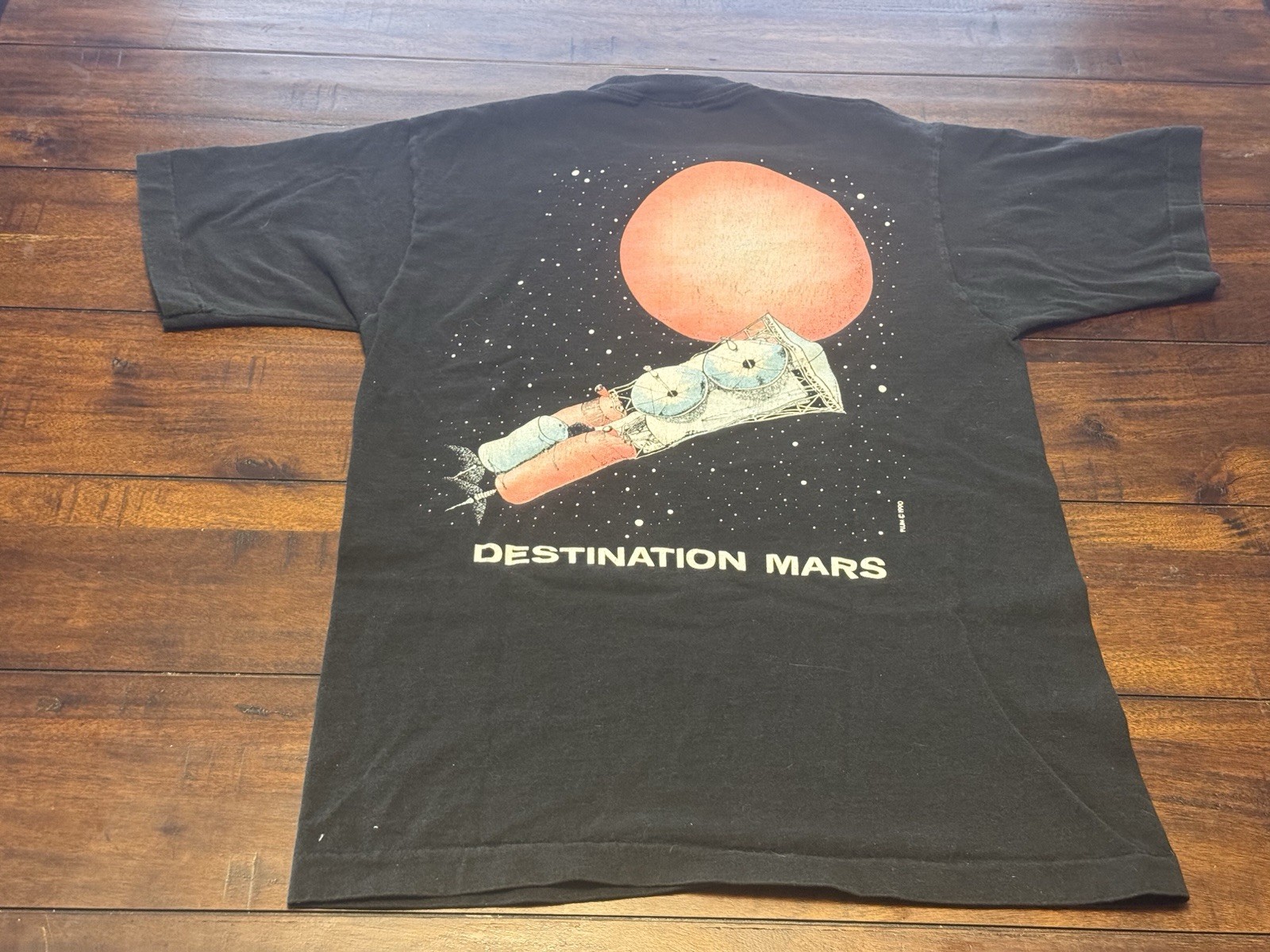 Vintage 1990 Mission Mars Shirt Franklin Institute Philadelphia Double Sided Vintage 1990 Mission Mars Shirt Franklin Institute Philadelphia Double Sided