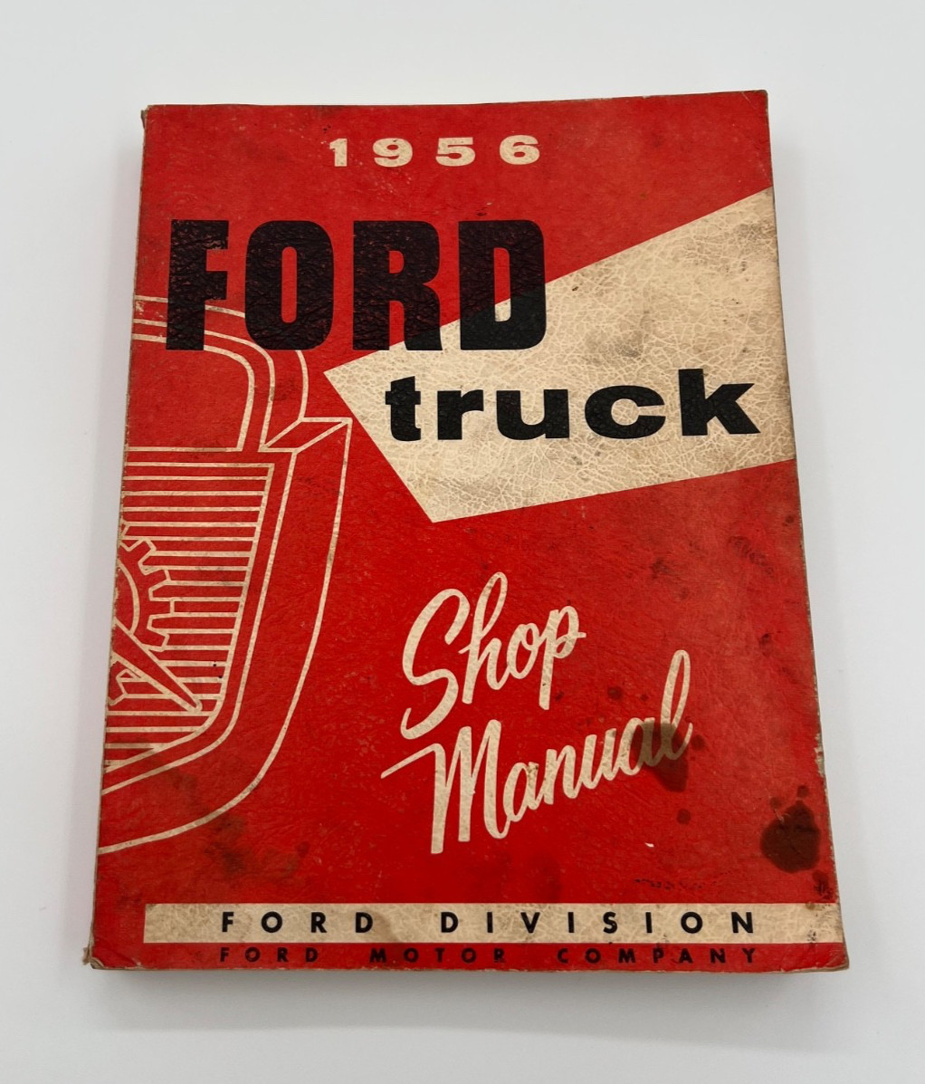 VTG 1956 Ford Truck Shop Manual Ford Motor Company Americana Memorabilia