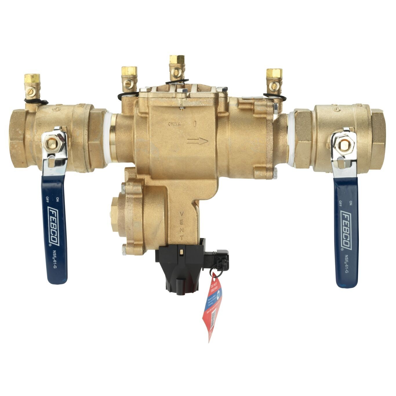 Febco LF860-QT-FS 1 1/2 Free Reduced Pressure Backflow Preventer 0683004