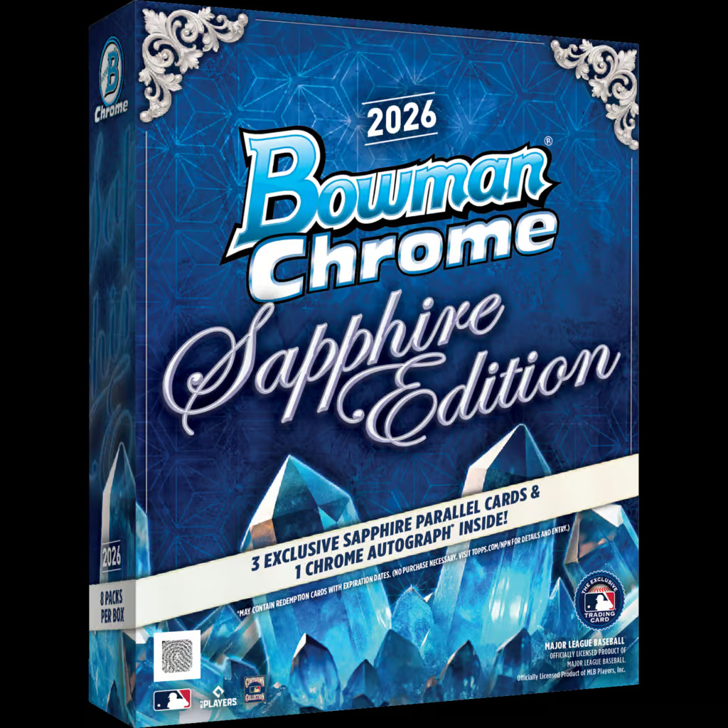 PYT #2648 - 10x 2026 Bowman Chrome Sapphire Baseball Hobby Boxes (Full Case) PYT #2648 - 10x 2026 Bowman Chrome Sapphire Baseball Hobby Boxes (Full Case)