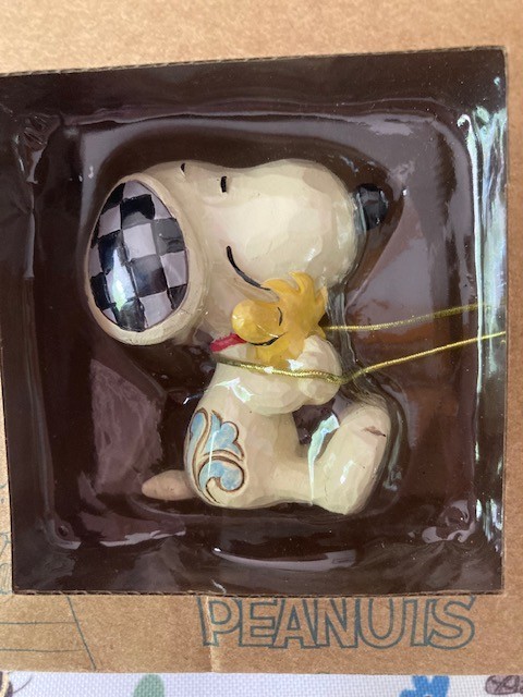 Enesco Jim Shore Peanuts Snoopy Hugging Woodstock Ornament, NIB w/Tags Enesco Jim Shore Peanuts Snoopy Hugging Woodstock Ornament, NIB w/Tags