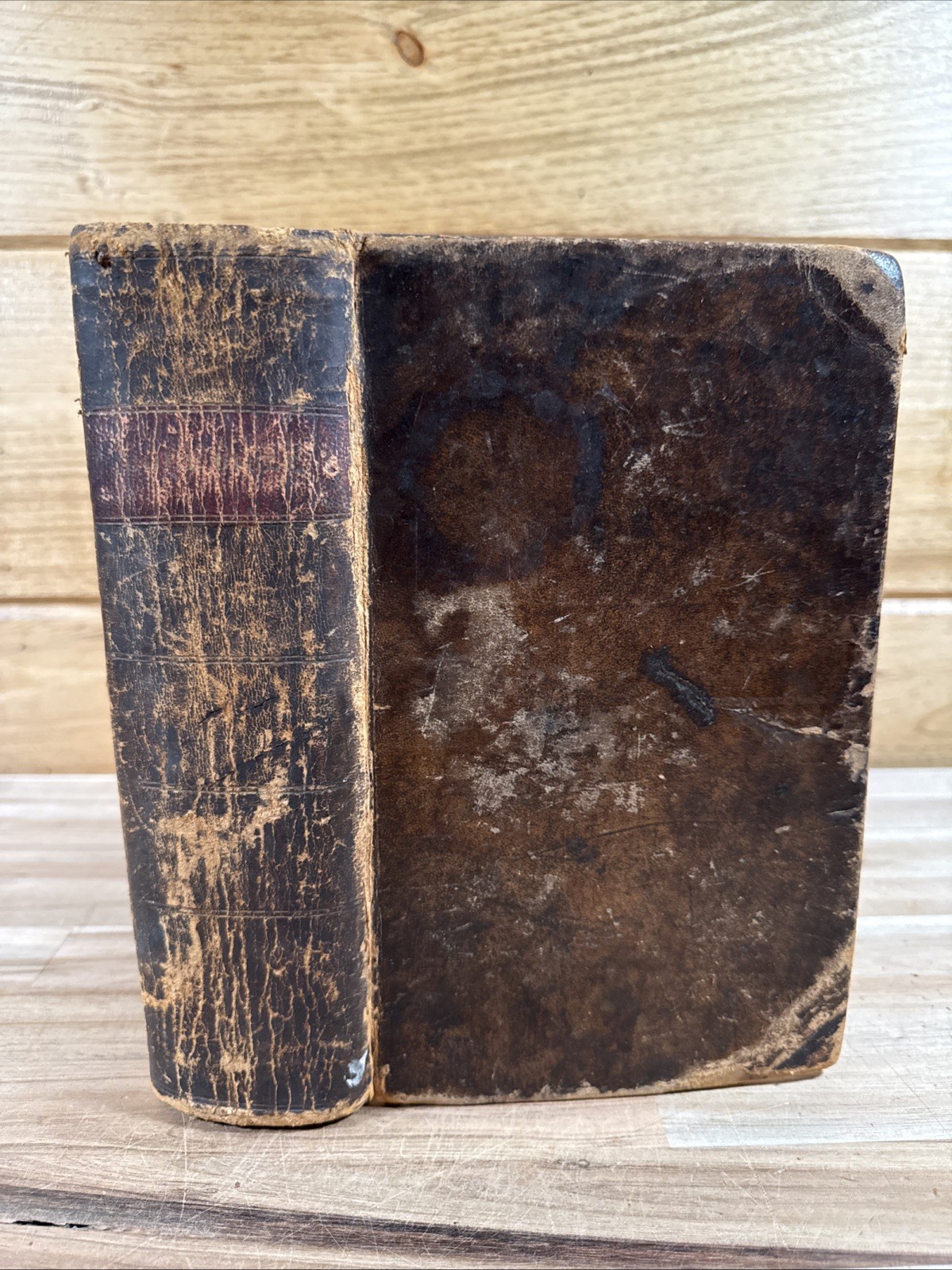 1818 HOLY BIBLE new jersey bible society RARE antique E&J WHITE scarce OLD
