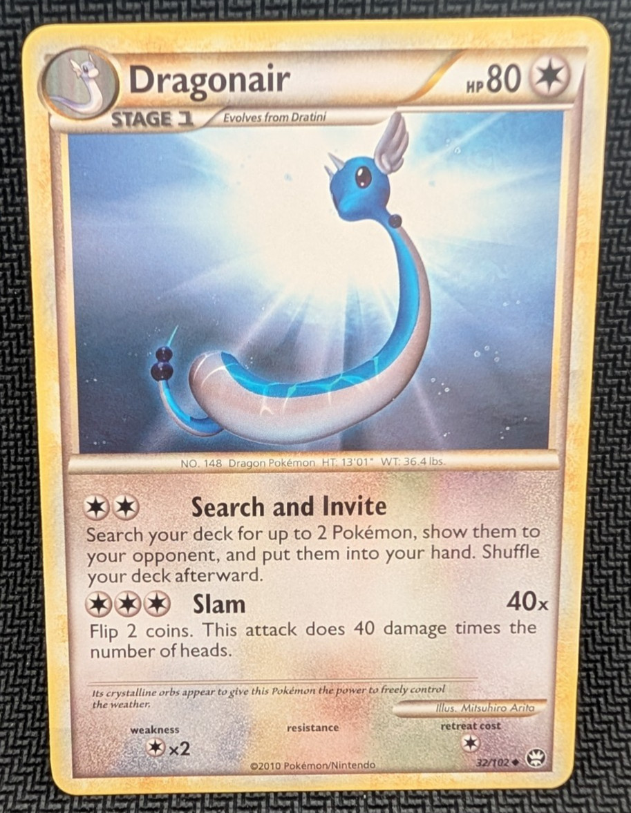 Pokemon - Dragonair 32/102 - 2010 HGSS: Triumphant - NM Pokemon - Dragonair 32/102 - 2010 HGSS: Triumphant - NM