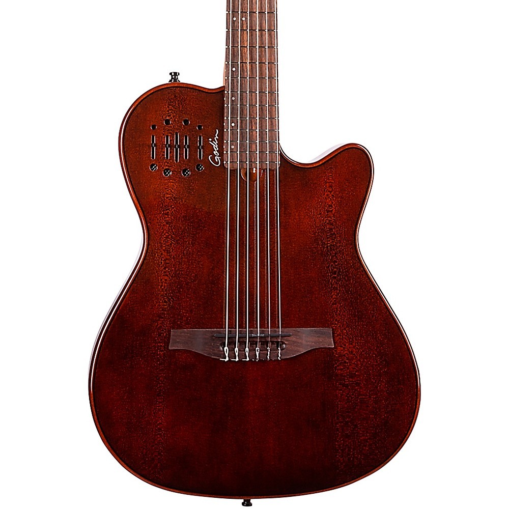Godin Multiac Mundial NylonString AcousticElectric Guitar Kanyon Burst