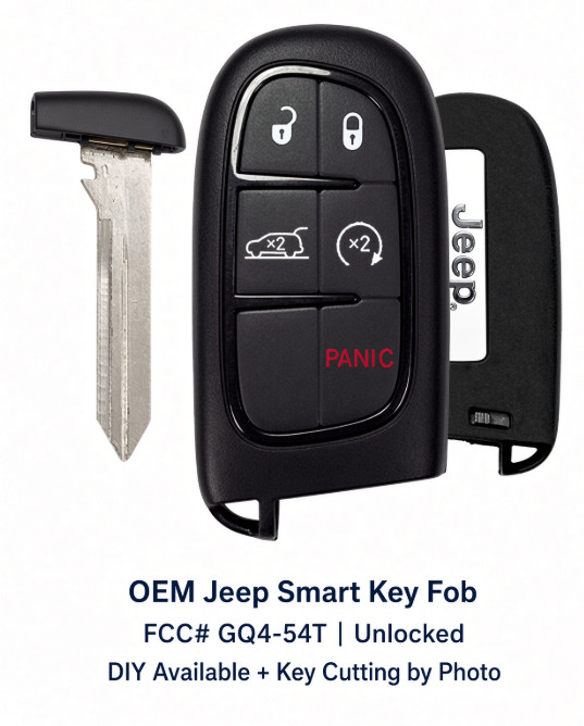 OEM Jeep Cherokee 2014-2023 Smart Key Fob GQ4-54T Unlocked