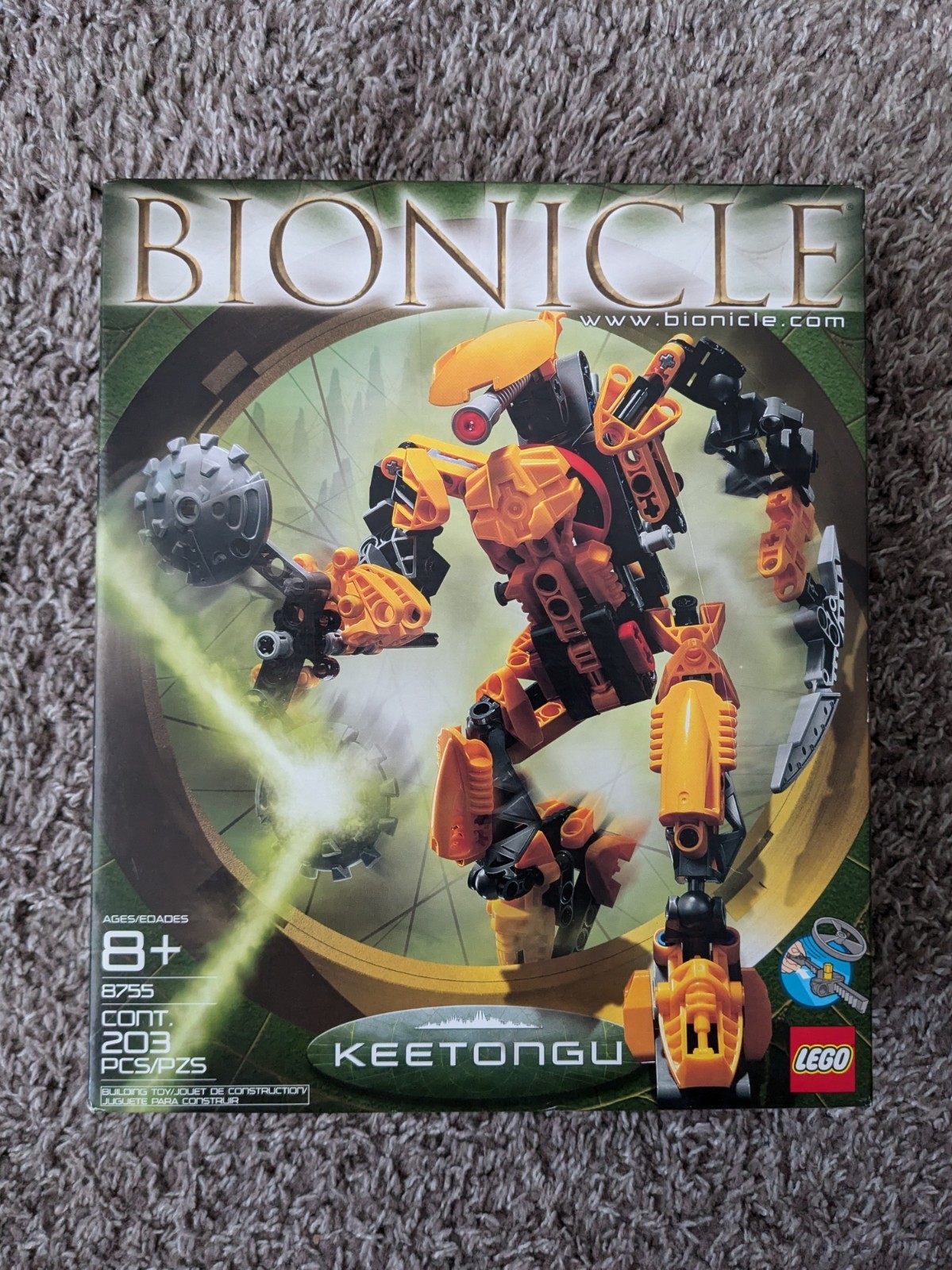 LEGO BIONICLE 8755 Keetongu Rahi Figure 2005 Sealed Box Rare Collectible