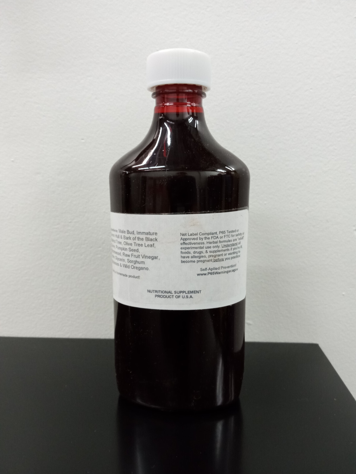 Parasite Cleanse With Wormwood, Black Walnut Hull,Clove Alc. Free Dewormer 16 oz